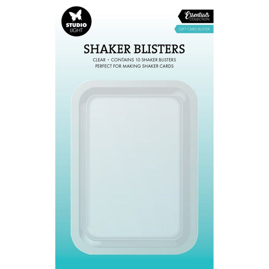 Studio Light gift card or tagg blister/ plasthylster - 10 stk i pakken