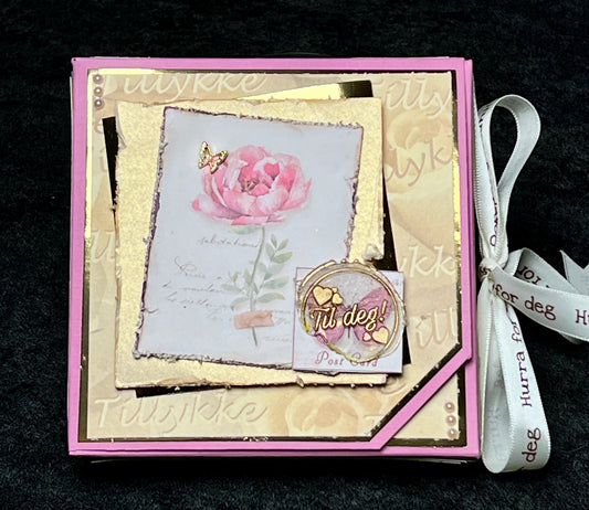 Hobbypakke / hobbykit - Eske med brett-over lokk.