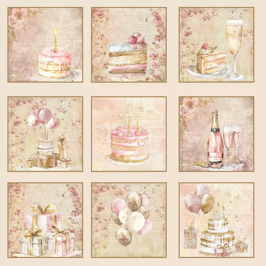 NYHET! Reprint- Congrats - Tags- 12x12