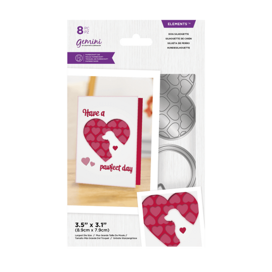 Gemini Dog Silhouette Elements Dies – Hund (GEM-MD-ELE-DOSI) 🐕✨