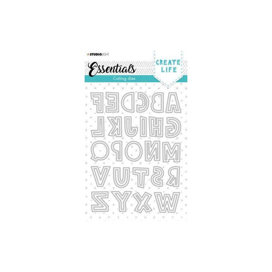 NYHET! StudioLight - Essentials Cutting Die -Quirky Blok Alphabet Cutting Dies (SL-ES-CD127)