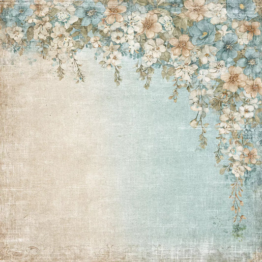 NYHET! Reprint mønsterark - Masculine moments - Hanging flowers- 12x12