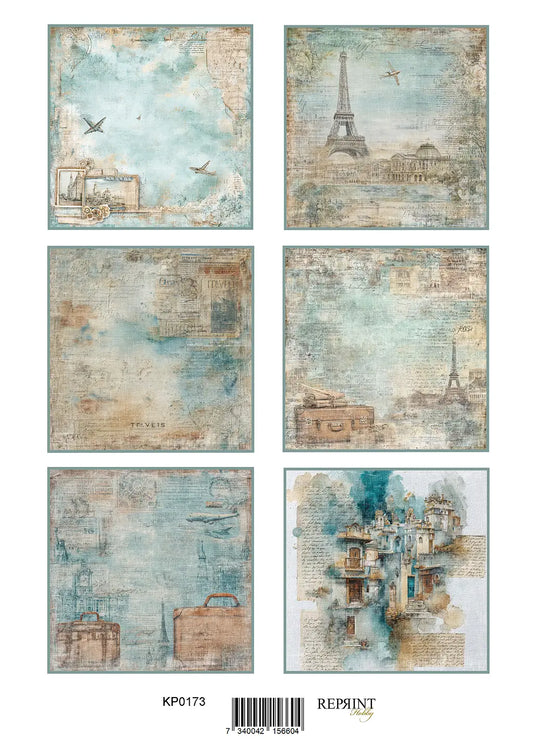 NYHET! Reprint -klippark-Masculine moments Tags -A4