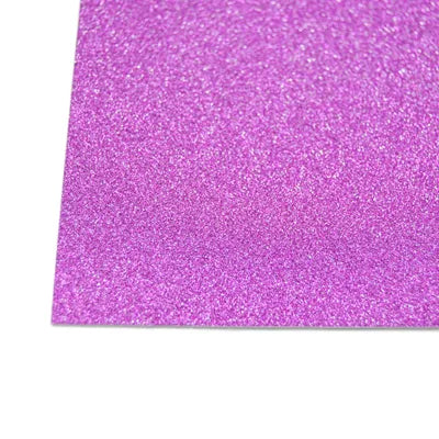 A4 - Glitterkartong - rosa