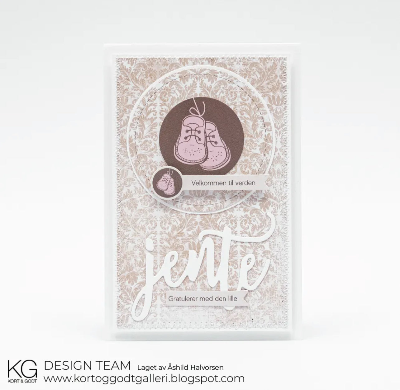 Kort & Godt klistremerker - sti1010  Stickers - Baby brun