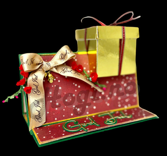 Hobbypakke/ hobbykit -Kort med gaveeske