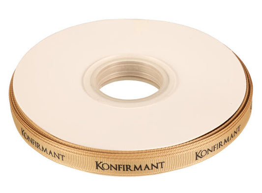 Bånd med norsk tekst «Konfirmant» – 10 mm – Flere farger
