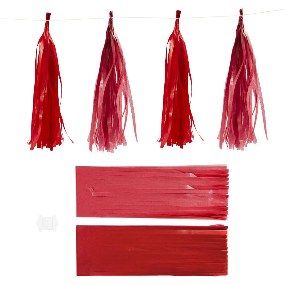 Dusk / tassel 12 stk pr pk. 12x35cm