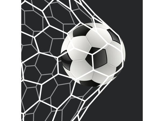 Servietter - lunsj - fotball i mål - Lunsjserviett 20 stk 3-lags 33x33cm