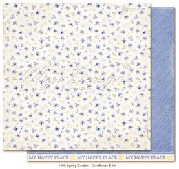 Maja Design Spring Garden  - Cornflower & Iris - 12 x 12"