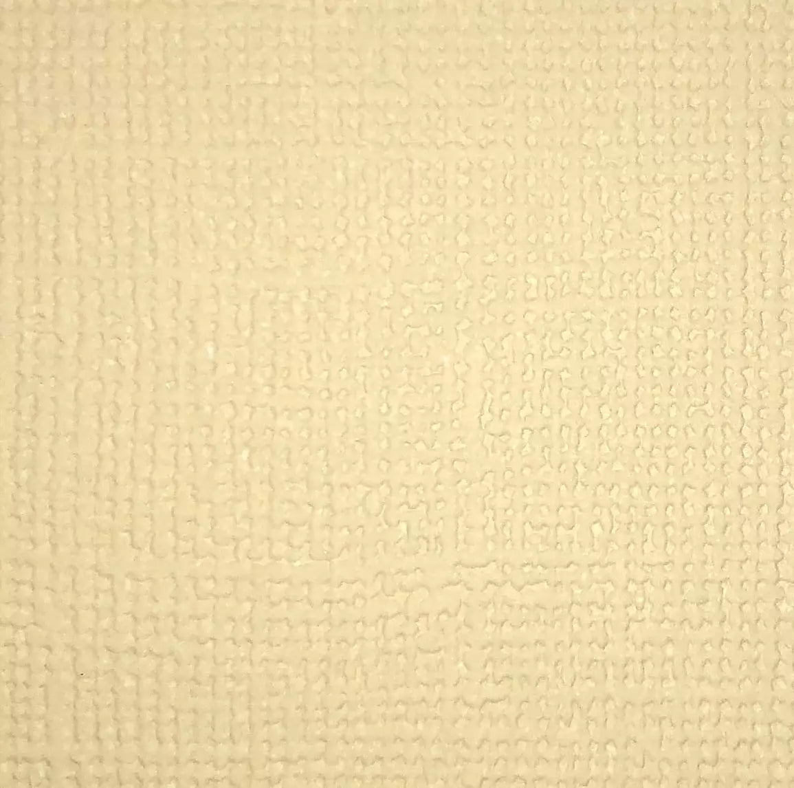 Reprint - ensfarget kartong - Vanilla -  vanilje  -12x12 - 190gms