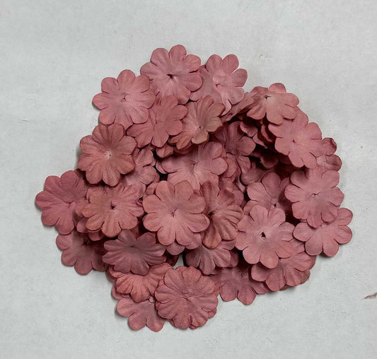 Forhåndsbestill nå! Kommer snart! NYHET! Reprint Mini Papirblomster 20 mm 100 st Old Rose