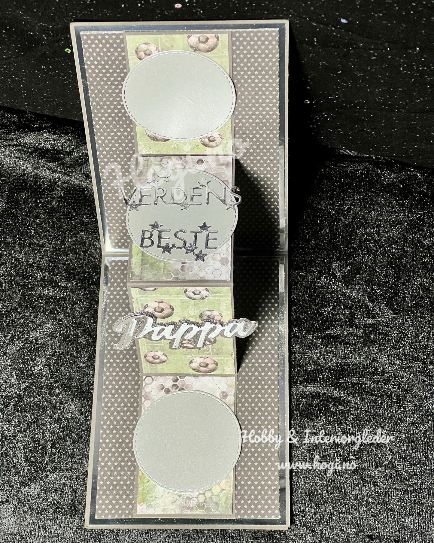 Hobbypakke:  «Gøyalt og stilig topphengslet kort»