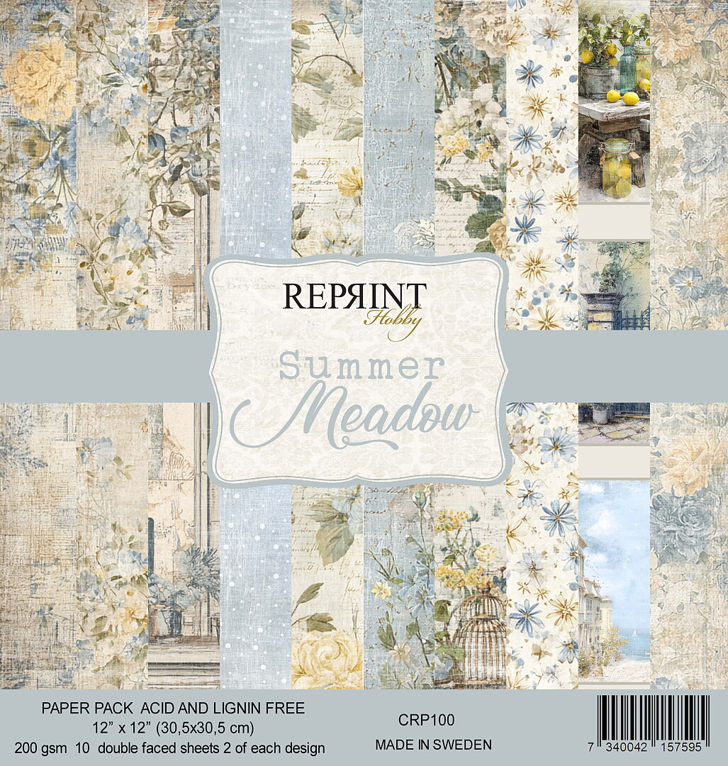 NYHET! Paperpack Reprint - Summer Meadow Collection - 12x12