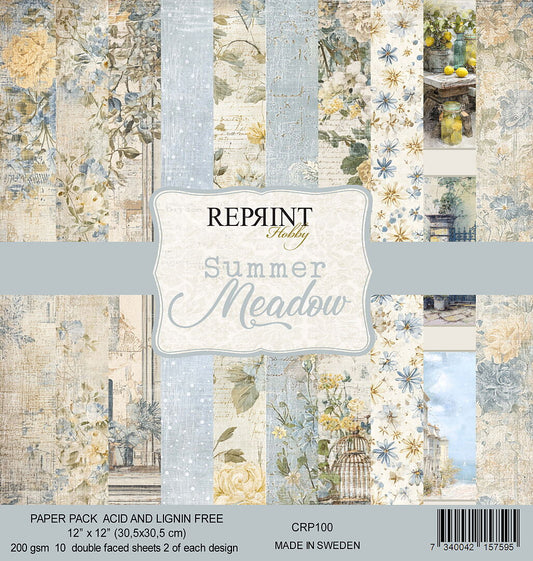NYHET! Paperpack Reprint - Summer Meadow Collection - 12x12