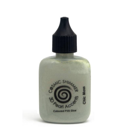Cosmic Shimmer Collection - 3D Pearl Accents - Chic Moss