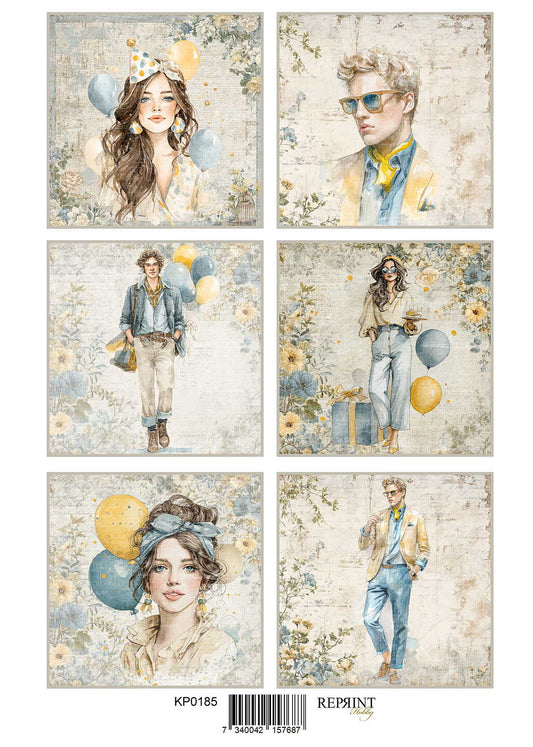 NYHET! Reprint  -Klippark - Summer Meadow Celebration - A4
