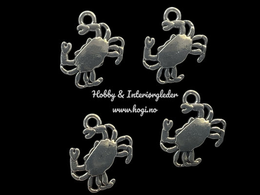 Charms - krabber sølv