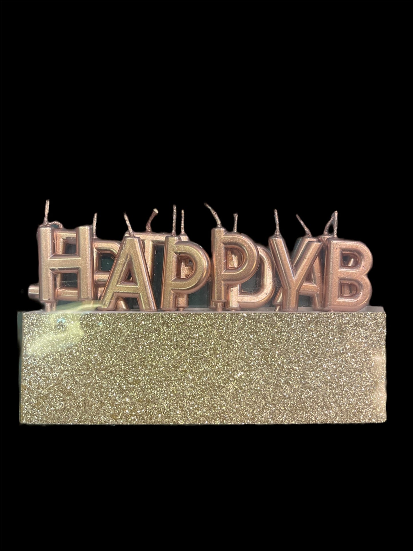 Kakelys - «HAPPY BIRTHDAY» - velg farge - H=30mm