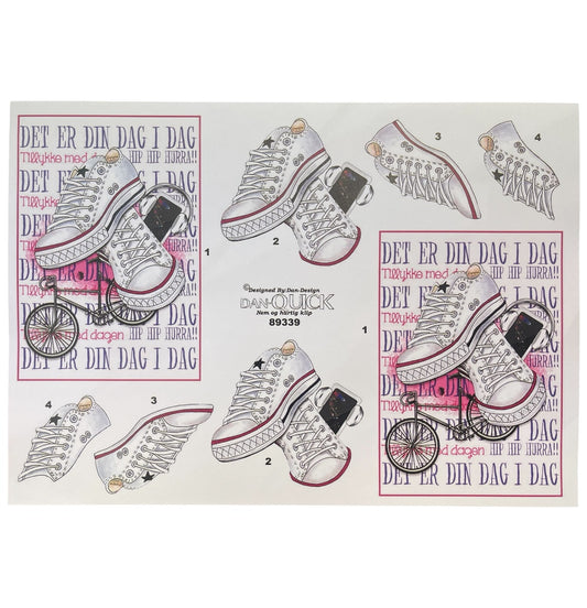 3D klippark - ungdoms bursdag /konfirmasjon - jente