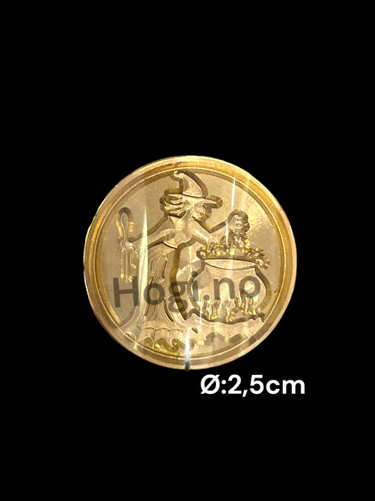 Lakkstempel - wax sealing coin- Heksebrygg - til lakkstempel segl