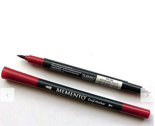 Memento - Rhubarb Stalk/ Dyp rød- Memento Markers PM-000-301