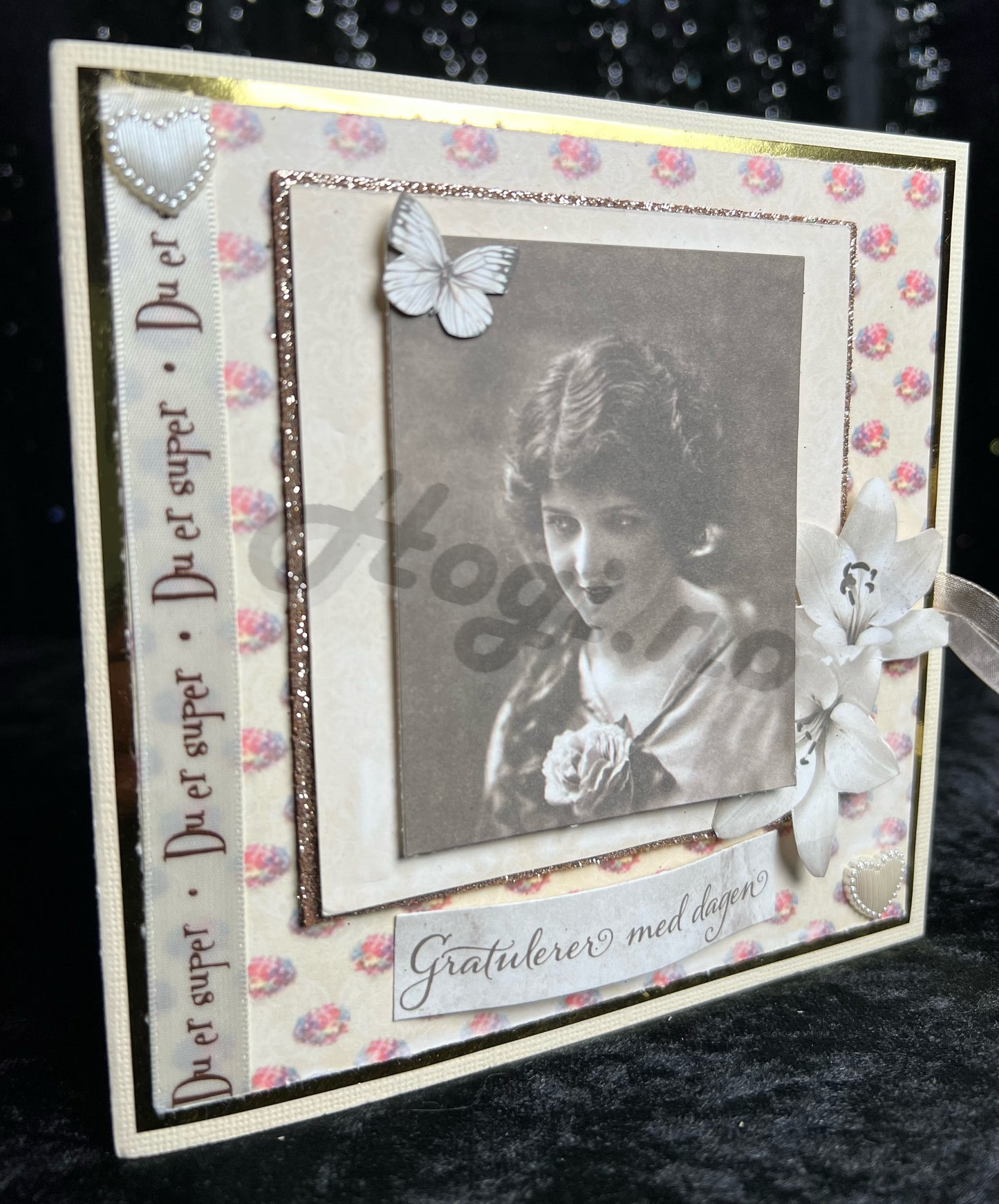 Hobbypakke/ hobbykit - POP-UP kort i kort