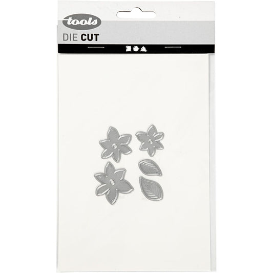 Tools - Blomster / Blad 5 stk dies i pk