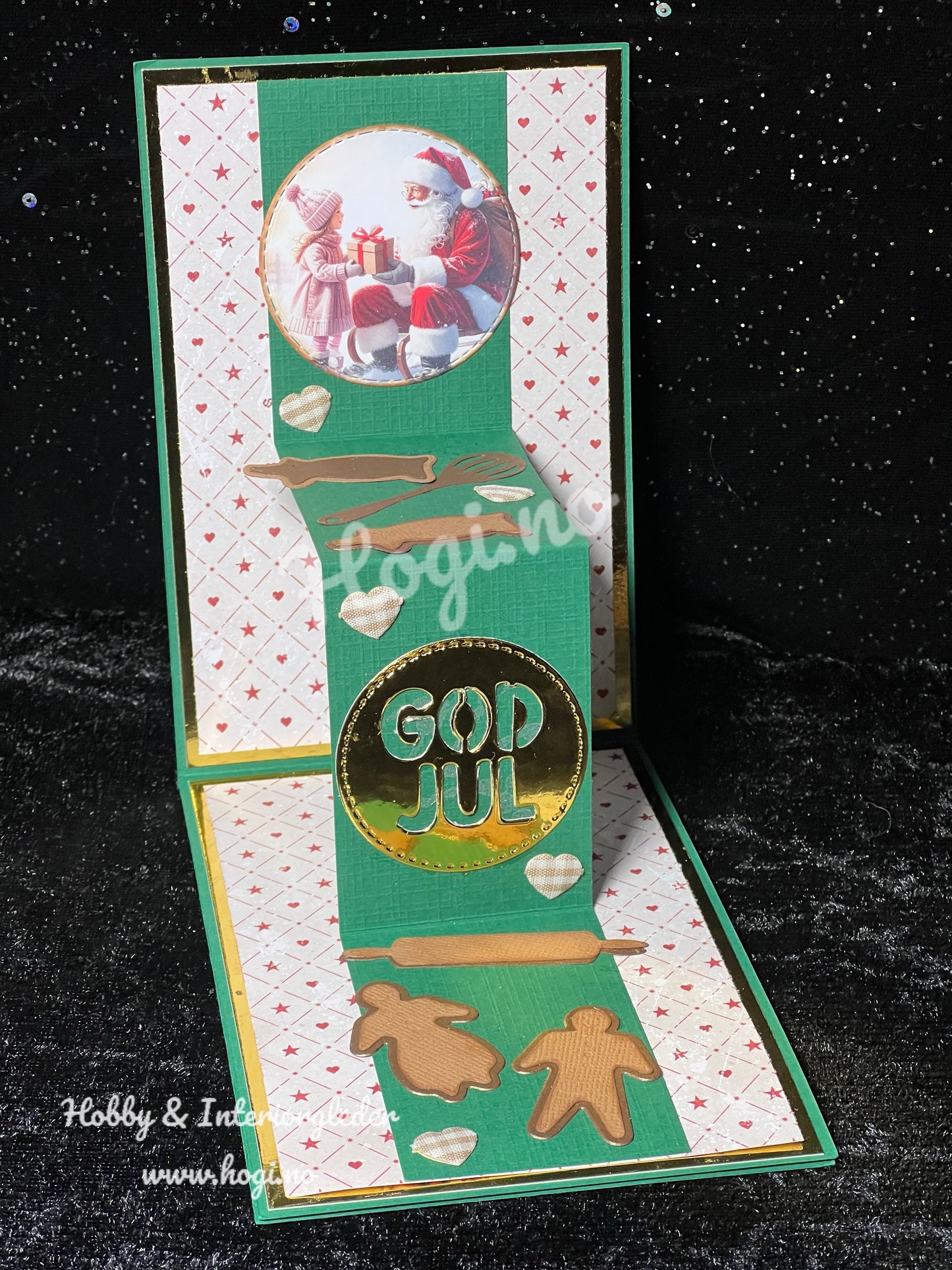 Hobbypakke:  «Gøyalt og stilig topphengslet kort»