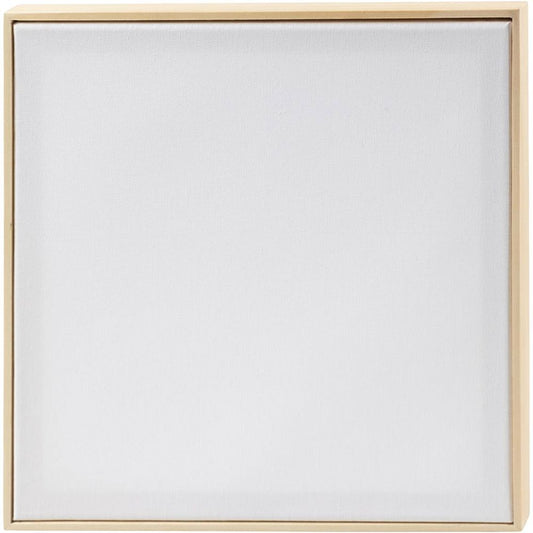Lerret / canvas med tre ramme  str: 30cm x30cm