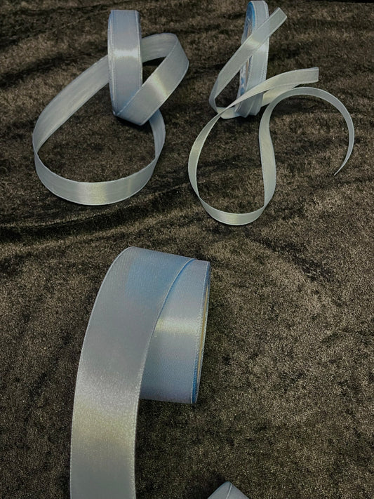 Silkebånd - himmel blå / sky blue