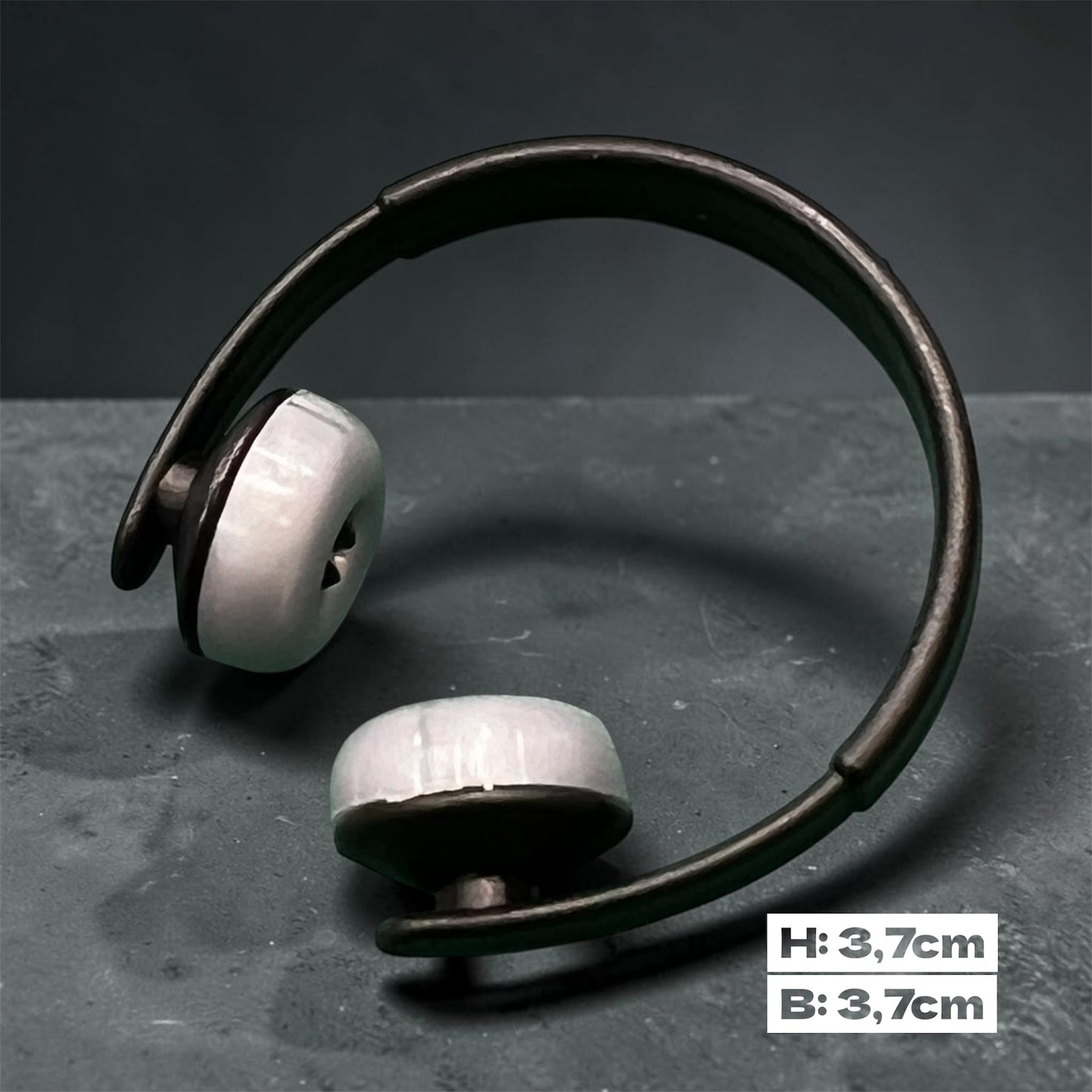 Miniatyr : Hodetelefon / headsett 1 stk - str: 3,7x3,7cm