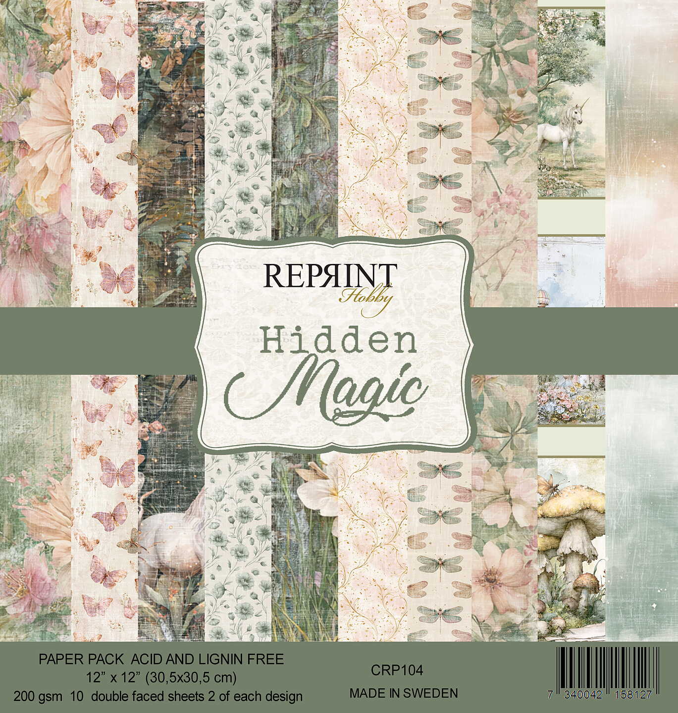 Forhåndsbestill nå! Kommer snart! Paperpack Reprint - Hidden Magic Collection Paperpack - 12x12