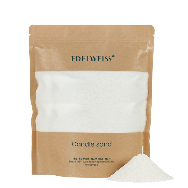 Lys sand 😍 - 1KG + 60 veker! Brenntid ca 112timer