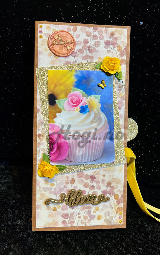 NYHET! Hobbypakke/ hobbykit - Eske med vippedør / svingdør