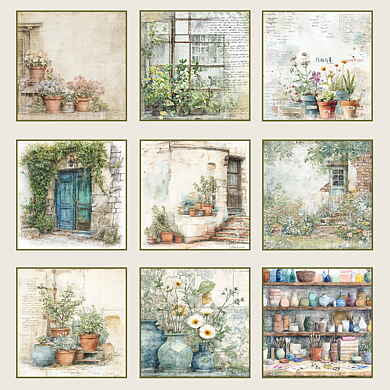 NYHET! Reprint - The Pottery Collection - 12x12 (30,5 x 30,5 cm)- Tags