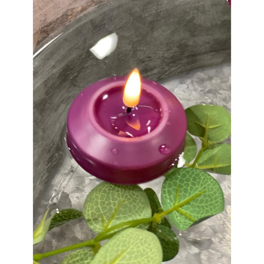 LED Flytelys - 2 stk - Lilla / violet -( kan også brukes utendørs )