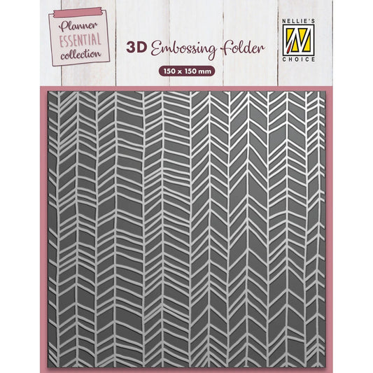 Nellie Snellen - 3D Embossing Folder Plus Signs (EF3D090)