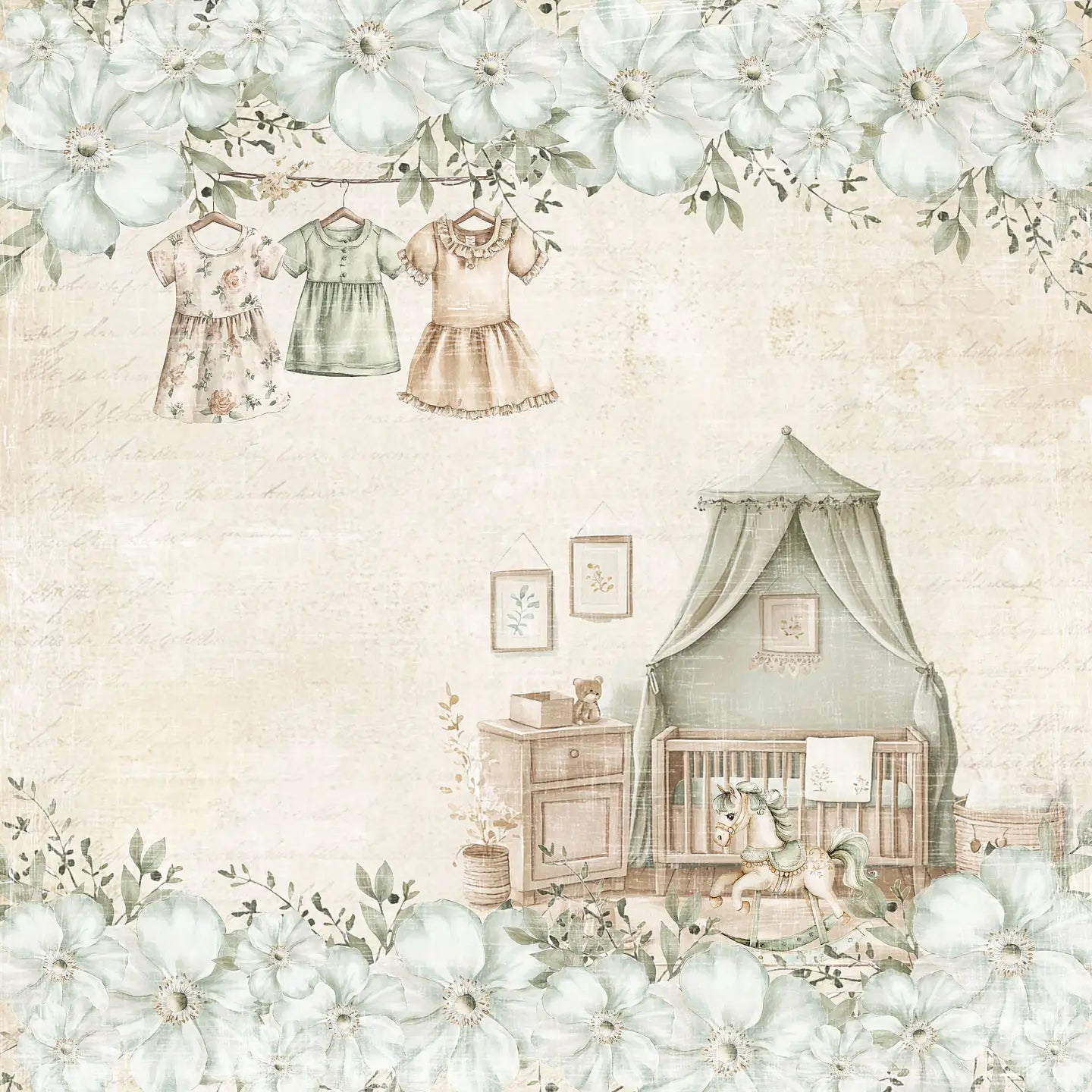Reprint- Cutie nursery - rp0685 - 12x12