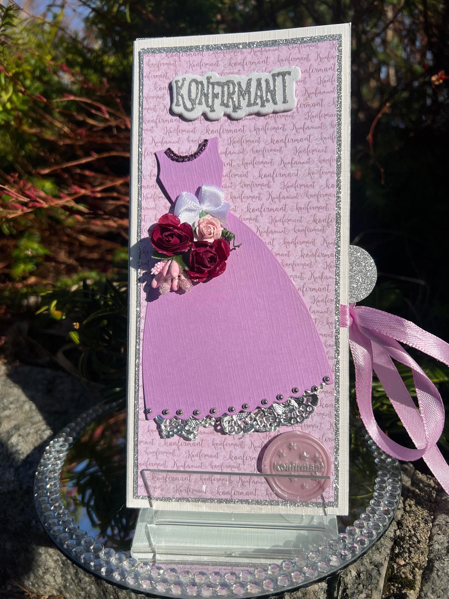 Papirdesign dies - bordkort kjole pd 1900072