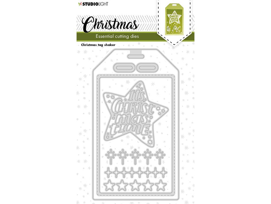 Studio Light Die – Christmas- Christmas tag shaker 251