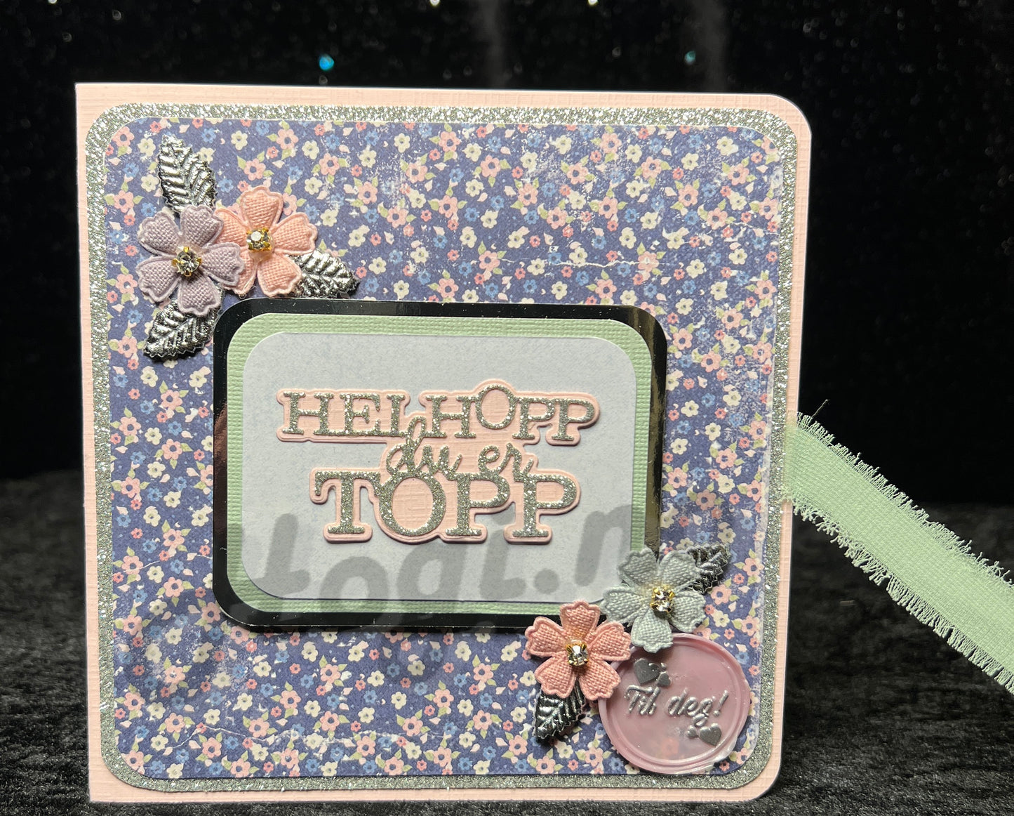 Hobbypakke / hobbykit -  kort med POP-UP kort