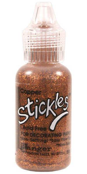Kommer snart! Bestill nå! Glitterlim  stickles - copper/ kobber