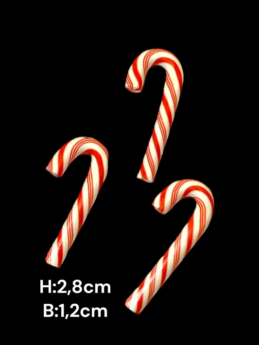 Charms - miniatyr - minifigur - Sukkertøystang / Godteristang /polkastang