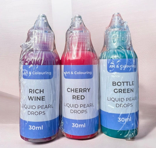 Crafters Companions - halvperler - Pearl Drops Jewel Tones - Velg farge!