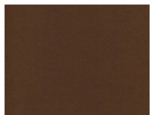 Ensfarget Kartong - sjokolade brun / Chocolate brown  12x12, 250g. Syrefri. Ensfarget med linstruktur