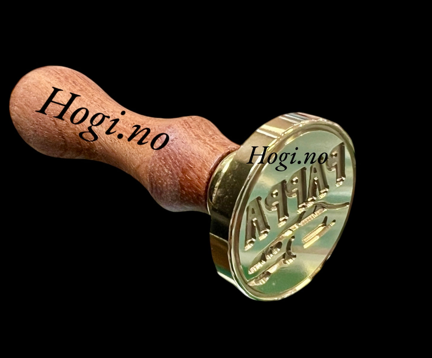 EKSKLUSIV NYHET! Lakksegl stempel «PAPPA» m/ bil i moderne design - Hogi.no’s design