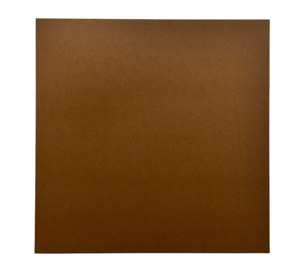 Ensfarget kartong - Kaffebrun / coffee  30,5x30,5 -  12x12 Inch Smooth Cardstock 220gsm
