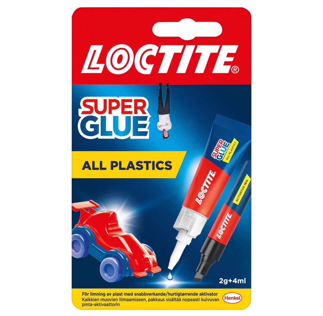 Loctite super glue - All Plastics  2g + 4ml