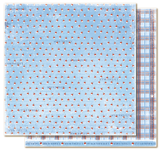 Maja Design - mønsterark - life by the sea - gone fishing 12'x12'